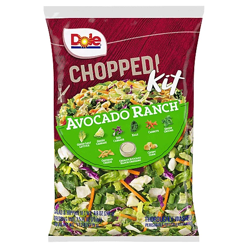 Chopped Avocado Ranch Salad Kit