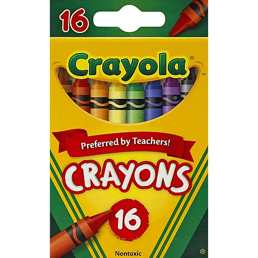Crayola, Regular Size Crayons, 16 Colors, 800 Pieces 