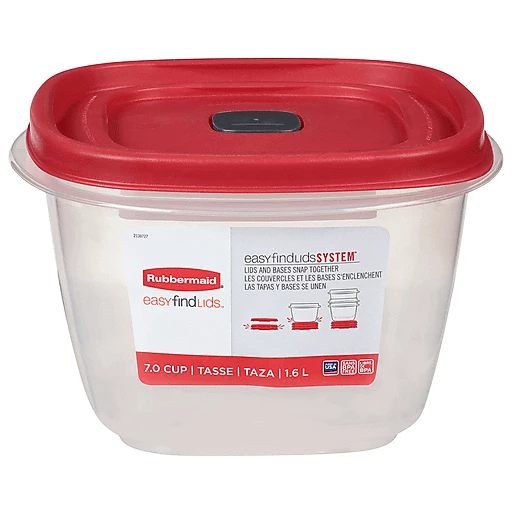 Rubbermaid Food Storage Container 1 Ea