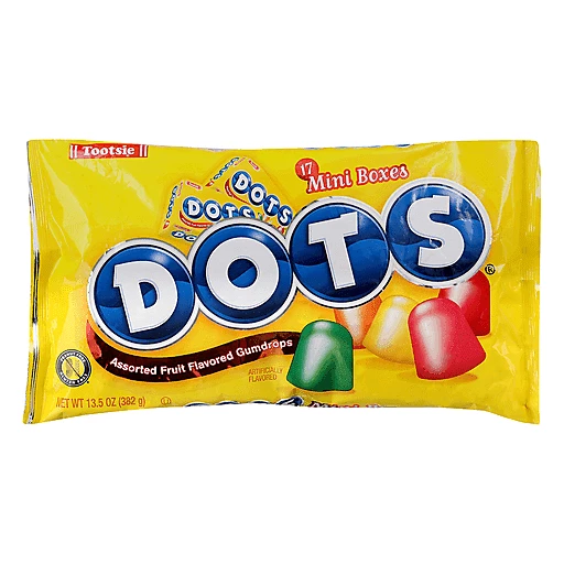DOTS Assorted Gumdrops 17 ea | Packaged Candy | Goodwin &