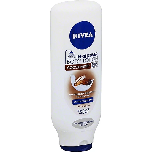patrulje fodbold Centimeter NIVEA® Cocoa Butter In-Shower Body Lotion 13.5 fl. oz. Bottle | Lotion |  Riesbeck