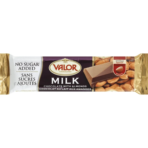 Milk chocolate and hazelnuts Valor - Your Spanish Corner