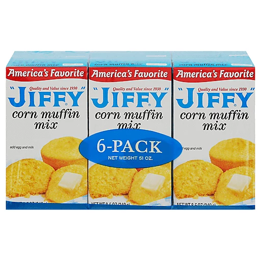 Jiffy Corn Muffin Mix - 6 CT | Bread, Muffin & Scone | Walt's Food Centers