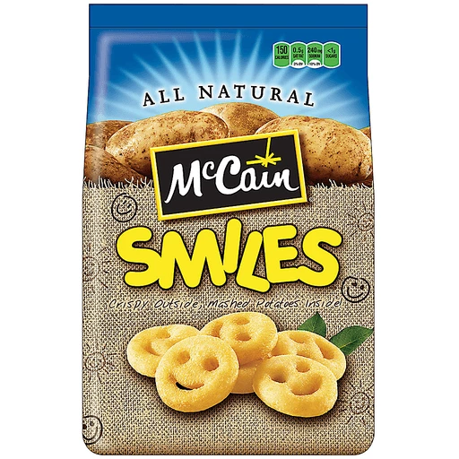 Mccain Smiles Potatoes 26 Oz Bag Sides Reasor S