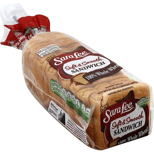 Sara Lee Soft & Smooth Bread, Bakery, Sandwich, 100% Whole Wheat |  Northgate Market