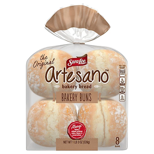 Sara Lee Artesano The Original Bakery Buns, 8 Ct | Buns & Rolls | Sedano's  Supermarkets