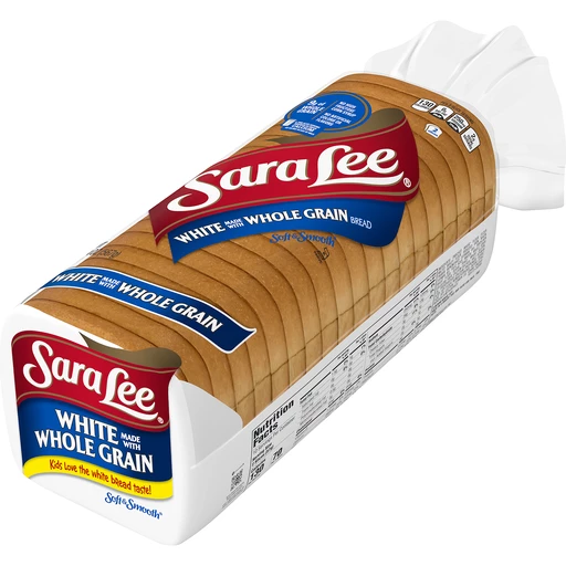 Sara Lee Bread, Whole Grain, White 20 oz | Multi-Grain & Whole Wheat Bread  | Larry's Super Foods