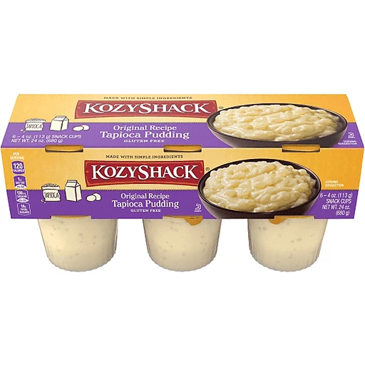 gør dig irriteret Fejde ære Kozy Shack Snack Pack Tapioca Pudding , 6 Pack | RTE Refrigerated Pudding  and Gelatin | Big Y Foods