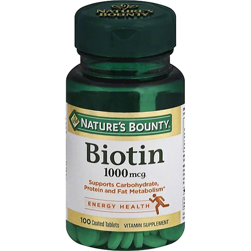 pellet Karakteriseren ik klaag Natures Bounty Biotin, 1000 mcg, Coated Tablets | Buehler's