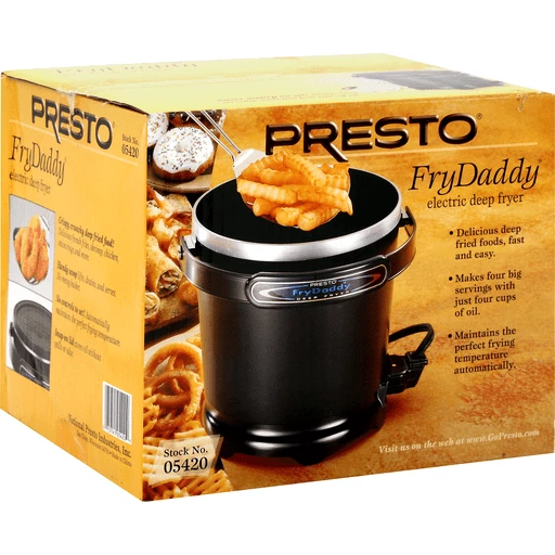 Presto - 05420 - FryDaddy Electric Deep Fryer - Black