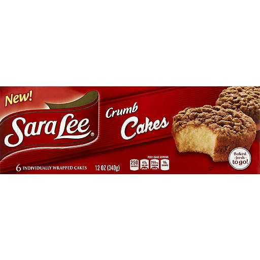 Sara Lee® Crumb Cakes 6 ct Box | Coffee Cake & Strudel | Bassett's Market