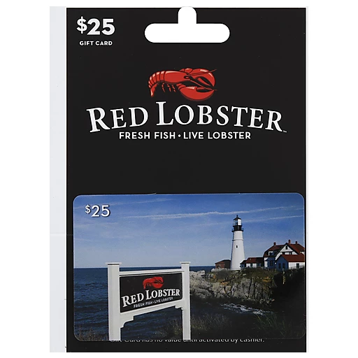 Ved navn dække over bleg RED LOBSTER $25 | Gift Cards | Robert Fresh Shopping