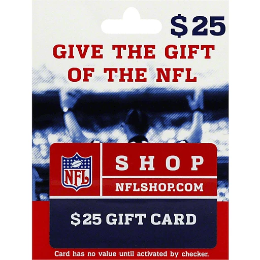 NFL Shop Gift Card, $25, Gift Cards