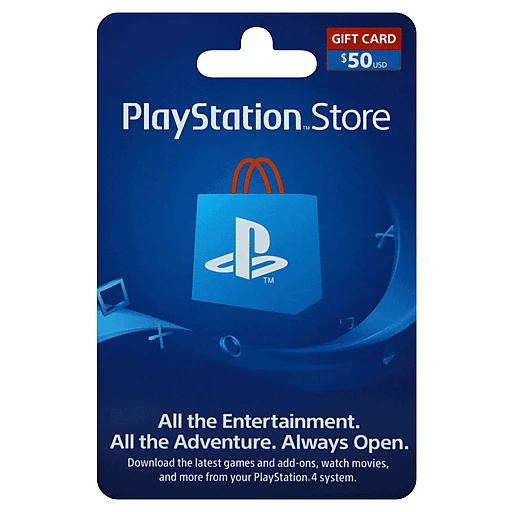 Playstation $50 USD Gift Card 1 ea | Gift Cards | Walt's Food Centers