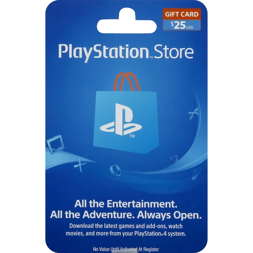 PlayStation Network $25 | Gift Cards | Lees