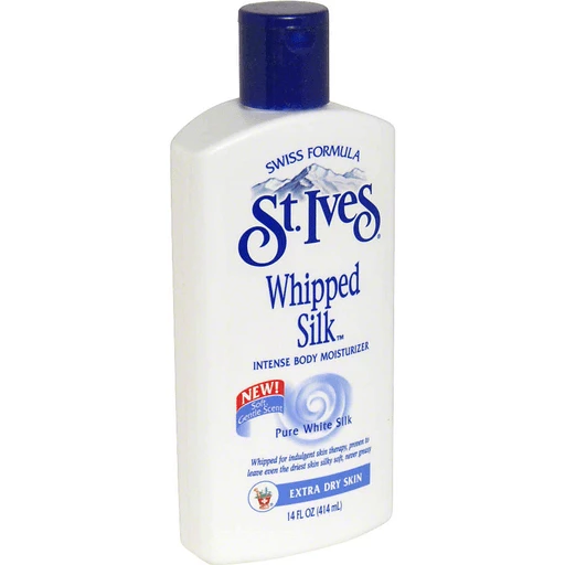 St Ives Swiss Formula Whipped Silk Intense Moisturizer for Extra Dry Pure White Silk | & Care | Sooners