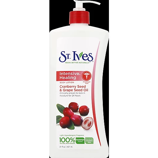 St Ives Body Intensive Cranberry & Seed Oil | Lotion | Bassett's Market