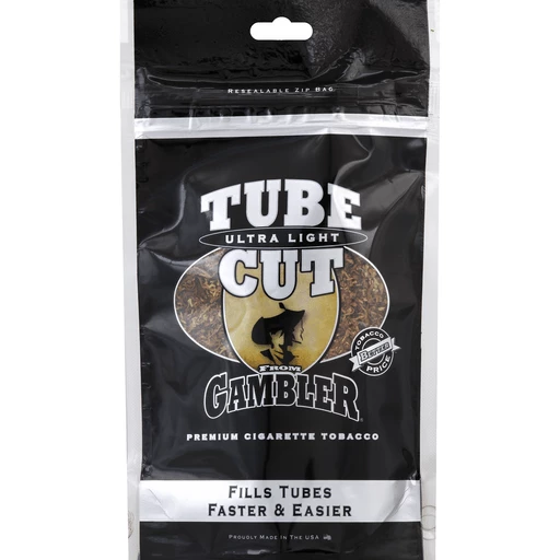 Gambler Tube Cut Cigarette Tobacco, Ultra Light | Tobacco | Hays