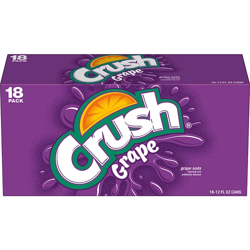 Crush Grape Soda 12 Fl Oz Cans 18 Pack Pantry Cannata S