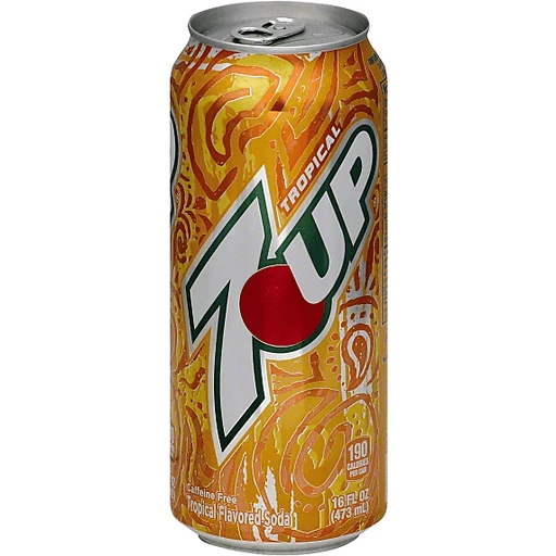 7UP® Tropical Flavored Soda 12 fl oz - Keurig Dr Pepper Product Facts