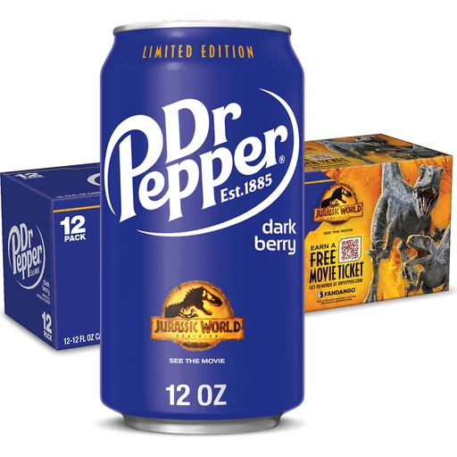 Dr Pepper Dark Berry Soda, 12 Fl Oz Cans, 12 Pack, Shop