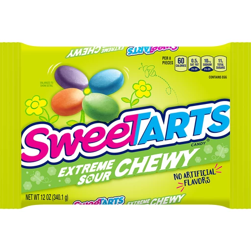 Sweetarts Chewy Sours Roll Formerly Shockers 1.65 Ounce