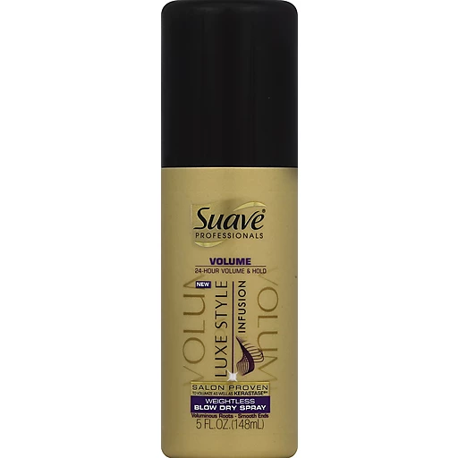 skæg Uforglemmelig tæt Suave Professionals Luxe Styling Infusion Volume Weightless Blow Dry Spray  | Styling Products | Brooklyn Harvest Markets
