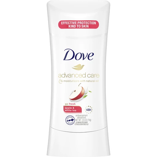 Dove Advanced Care Antiperspirant Deodorant Stick Apple & White Tea,, oz Deodorants Antiperspirants | Foods