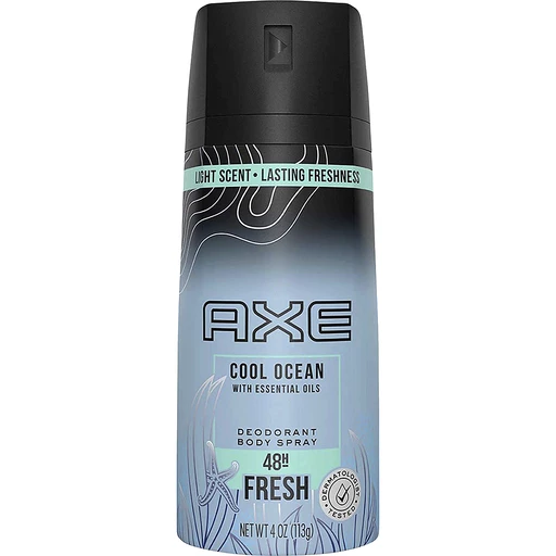 Gehuurd Verlammen Inhalen AXE Dual Action Body Spray Deodorant Cool Ocean, 4.0 oz | Sprays | Festival  Foods Shopping