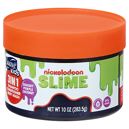 Løfte dekorere Sløset Suave Kids Nickelodeon Slime 3 In 1 Squishy Purple Coconut Shampoo,  Conditioner, Body Wash 10 Oz | Hygiene | Family Fare