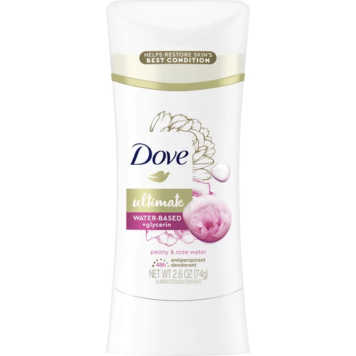 Dove Ultimate Antiperspirant Deodorant Stick Peony & Water, oz | Shop | Fresh