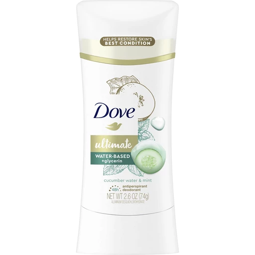 Dove Ultimate Antiperspirant Deodorant Stick Water Mint, 2.6 Oz | Deodorant & Personal Scents | D&W Fresh Market