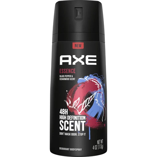 wastafel tong Evaluatie Axe Essence Mens Body Spray Deodorant Black Pepper & Cedarwood, 4.0 Oz | Men's  Deodorants | Sedano's Supermarkets