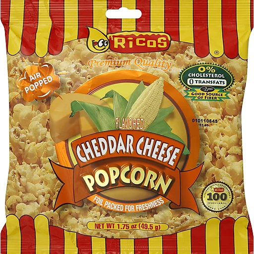 springvand Menagerry sværge Ricos Popcorn, Cheddar Cheese | Pretzels | Robert Fresh Shopping