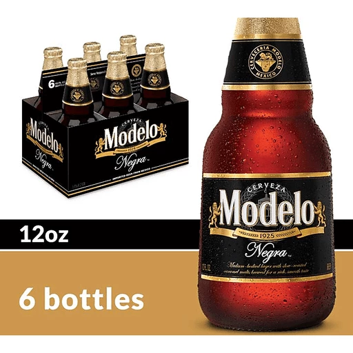 Modelo Negra Amber Lager Mexican Beer, 6 Pk 12 Fl Oz Bottles, % Abv |  Ale & IPA | Sedano's Supermarkets