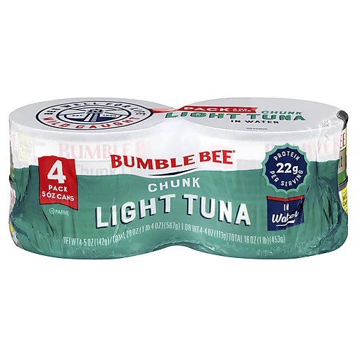 Bumble Bee 4 Pack Chunk Light Tuna In Water 4 Ea Tuna Yoder S Country Market