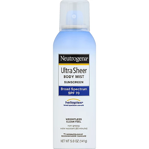 ansøge Dokument dreng Neutrogena® Ultra Sheer Body Mist Sunscreen SPF 70 5.0 oz. Bottle |  Sunscreen | Valli Produce - International Fresh Market