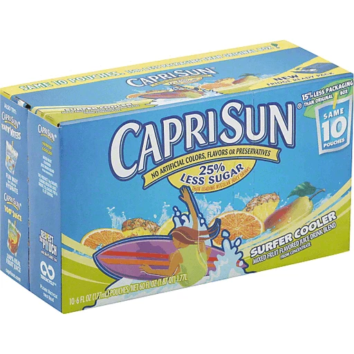 Capri Sun® Lemonade Drink, 10 ct Box, 6 fl oz Pouches
