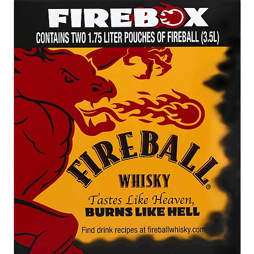 Berouw Persoon belast met sportgame Verzorger Fireball Cinnamon Whisky Firebox Bag In Box 2 Pack 3.5l 66 Proof | Beer,  Wine & Spirits | Valli Produce - International Fresh Market