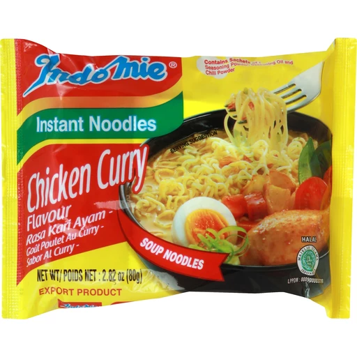 Indo Mie Instant Noodle, Chicken Curry | Asian Soups Ramen Nam Dae Mun
