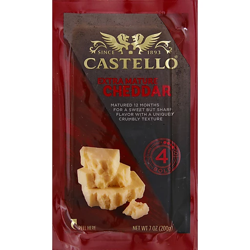 Castello Cheese, Cheddar, Extra Mature Cheddar Remke Markets