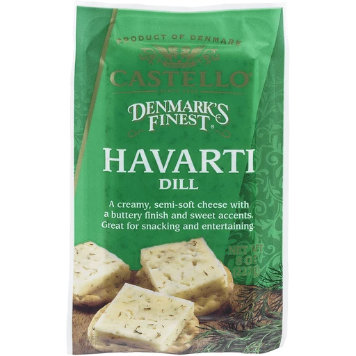 Castello Dill Cheese 8 oz | Havarti, Muenster & Brick | Goodwin & Sons
