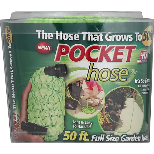 Pocket Hose 50 Ft, Yard & Garden
