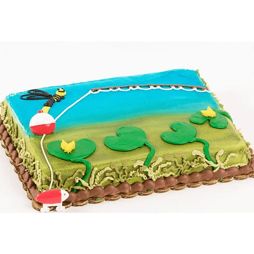 Gone Fishing Cake (Sp T14289), Sports Cakes