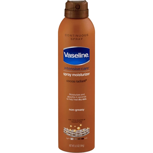 Meter plak invoer Vaseline Intensive Care Spray Moisturizer Cocoa Radiant, 6.5 oz | Lotion |  D'Agostino