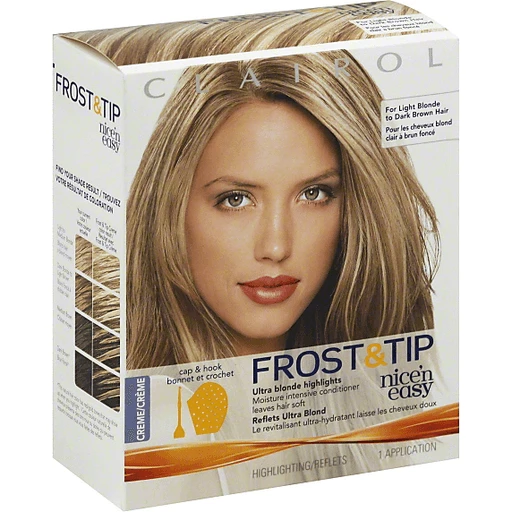 Nice N Easy Frost & Tip Highlighting, for Light to Dark Brown Hair, Blonde | Hair Coloring | Foods