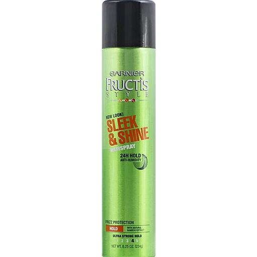 Garnier Fructis Style Sleek Shine Humidity Hairspray, Ultra Strong Hold, 8.25 Oz. | Styling Products | Ken's Korner Red Apple