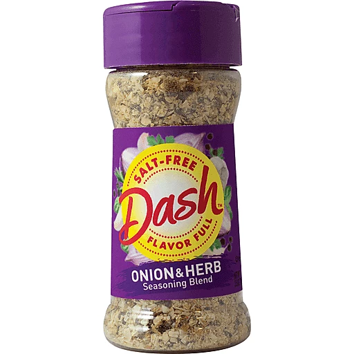 Dash Onion & Herb Seasoning Blend, Salt-Free, Kosher, 2.5 oz
