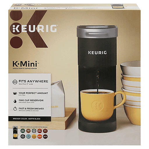 Keurig Coffee Maker, Matte Black, Single Serve 1 | Pods | D&W Market