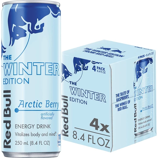 Red Bull Drink, Arctic Berry, 8.4 Fl (4 pack) | Beverages | Cannata's